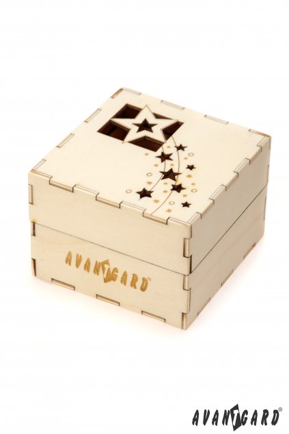 Dřevěná dárková krabička, 923-3701, Přírodní dřevo