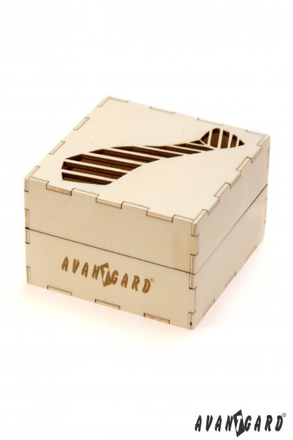 Dřevěná dárková krabička, 923-3705, Přírodní dřevo