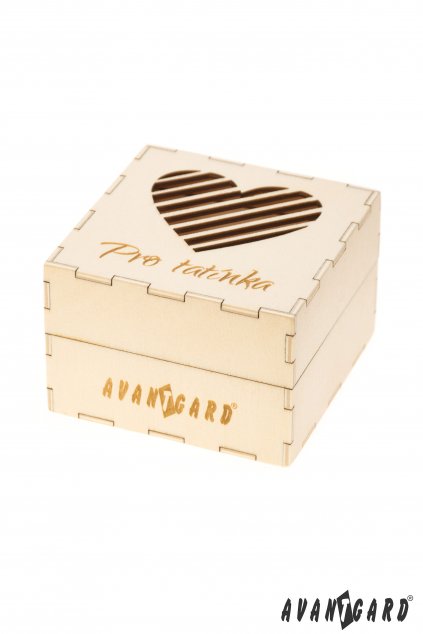 Dřevěná dárková krabička Pro tatínka, 923-3726, Přírodní dřevo
