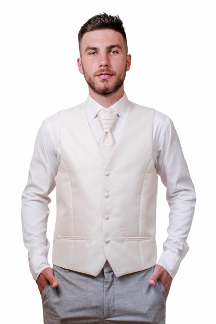 Set vesta, regata a kapesníček, 552-55016, Smetanová