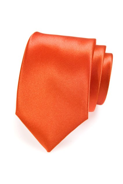 Kravata LUX, 561-9025, Oranžová