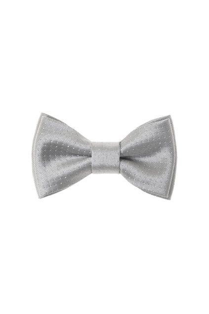 Motýlek MINI, 531-22307, Šedá/stříbrná