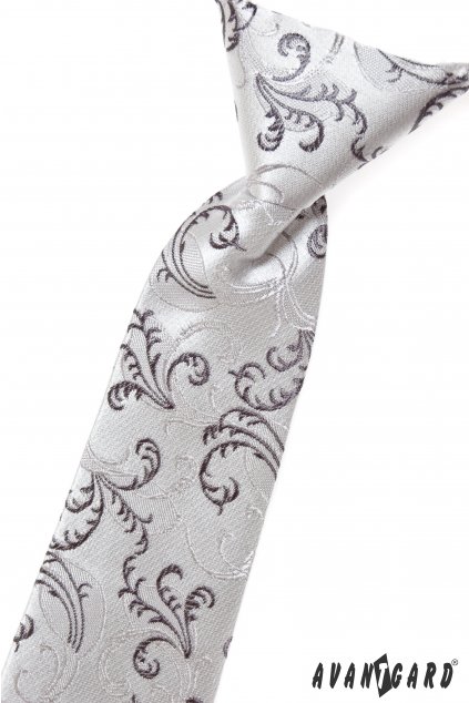 Chlapecká kravata, 558-36, Stříbrná