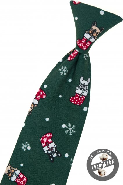 Chlapecká kravata, 548-51073, Zelená