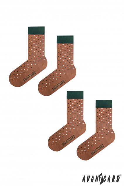 Set Ponožky 2 páry, 778-05027, Béžová