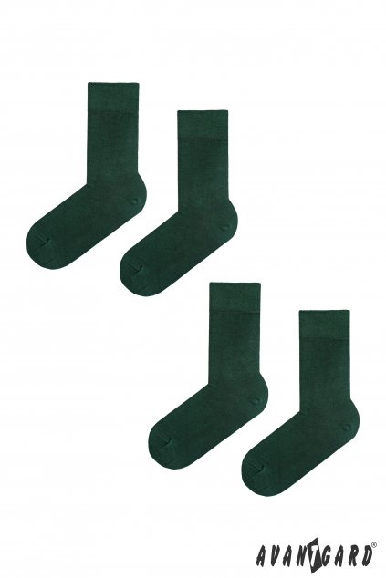 Set Ponožky 2 páry, 778-05018, Zelená