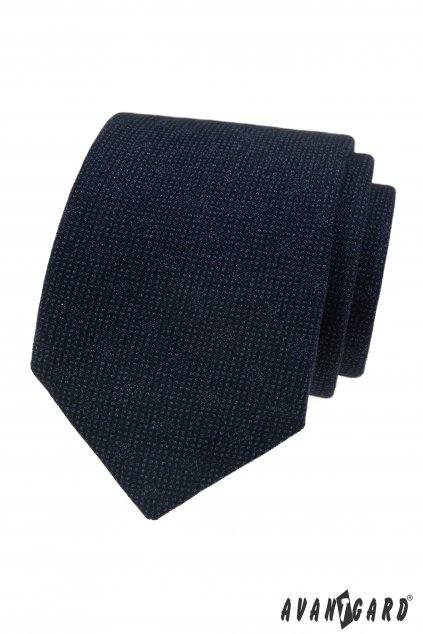 Kravata LUX s kapesníčkem, 599-55128, Modrá