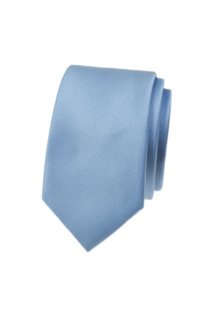 Kravata SLIM LUX, 571-22394, Modrá