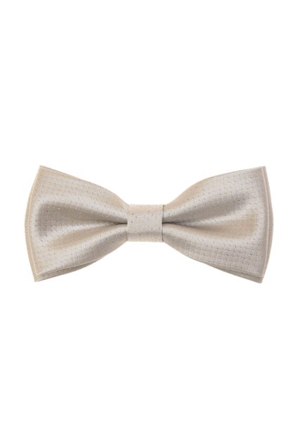 Motýlek s kapesníčkem, 575-22446, Ivory / zlatá