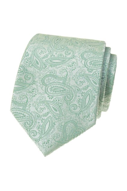 Kravata LUX, 561-22609, Zelená/šalvějová