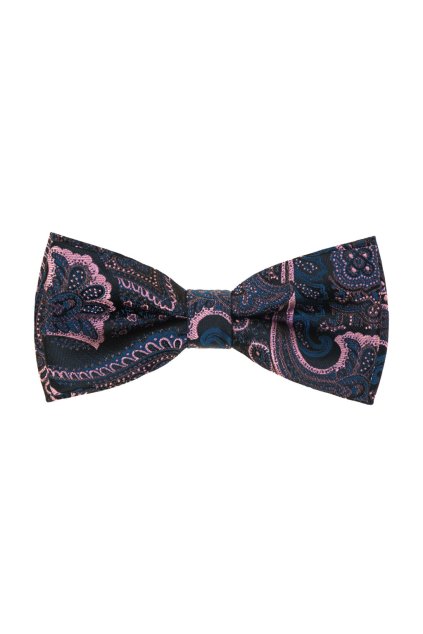 Motýlek s kapesníčkem, 575-22602, Modrá/pudrová