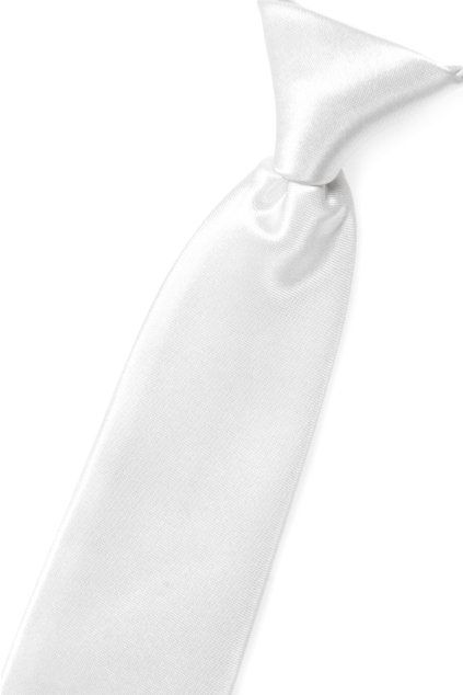 Chlapecká kravata, 548-9019, Bílá