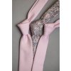 Kravata SLIM LUX, 571-9813, Růžová