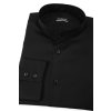 Pánská košile se stojáčkem SLIM, 152-23, Černá (Velikost 42/194)