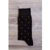 Set motýlek a ponožky, 779-05005, Černá s červeným puntíkem (Velikost 39/42)