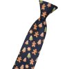 Chlapecká kravata, 548-19100, Modrá/perníček