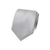Kravata LUX, 561-22307, Šedá/stříbrná
