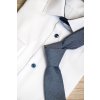 Kravata SLIM LUX bavlněná, 571-51078, Modrá/jeans