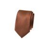 Kravata SLIM LUX, 571-22388, Hnědá