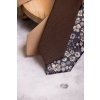 Kravata SLIM LUX, 571-9855, Hnědá
