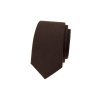 Kravata SLIM LUX, 571-9855, Hnědá