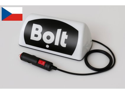 Transparent BOLT , magnetický , LED - Black & White , 12.V s vypínačem ON/OFF