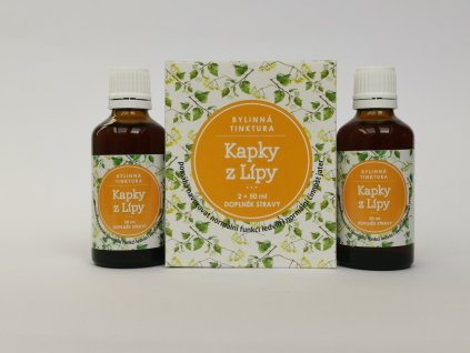 kapky z lipy bylinna tinktura 2x50ml