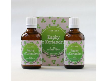 bylinna tinktura kapky z koriandru 2x50 ml