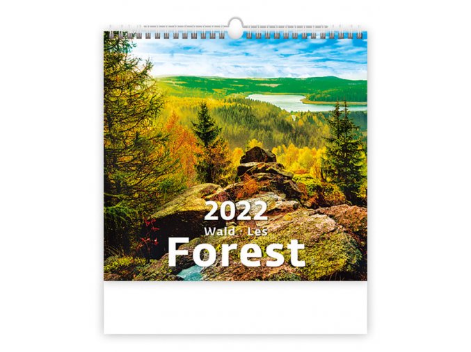 Kalendář Forest/Wald/Les