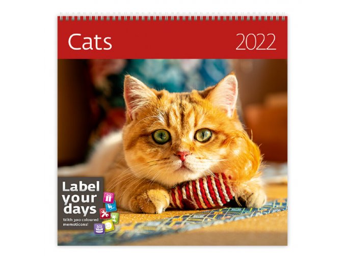 Rodinný plánovací kalendář Cats
