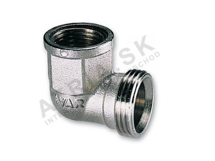 Vykurovacia technika Koleno - 1/2"FxEK; nikl