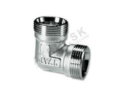 Vykurovacia technika Koleno - 1/2"MxEK; nikl