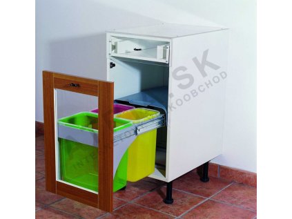 66098 ekko front celny vysuv 1 x 16l 2 x 8l
