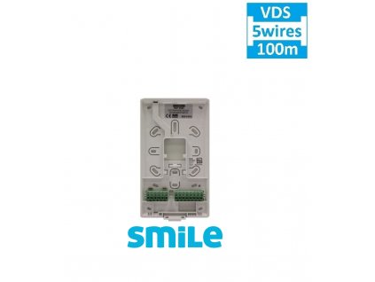 REF.6565 SMILE 3,5" A 7" INSTALAČNÍ PATICE S KONEKTOREM, BÍLÁ