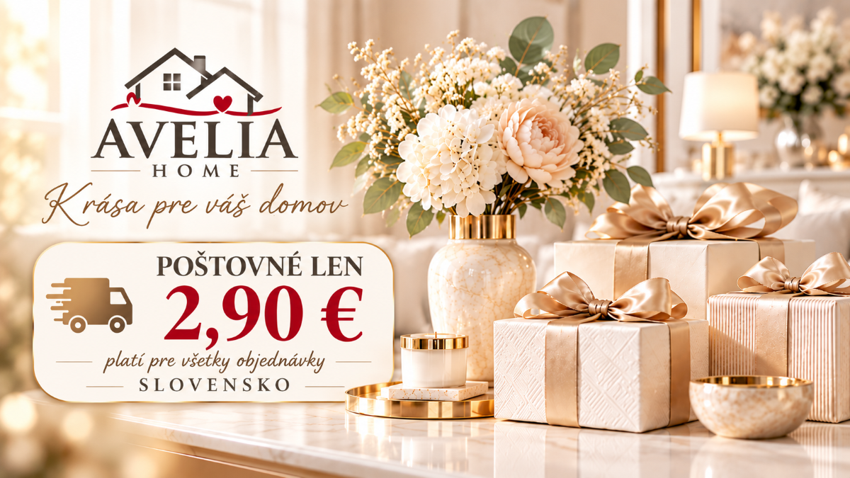 Avelia Home – bytové doplnky, dekorácie a aranžmány pre váš domov