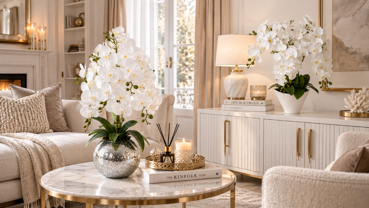 Aranžmány z dekoratívnych orchideí do interiéru – Avelia Home