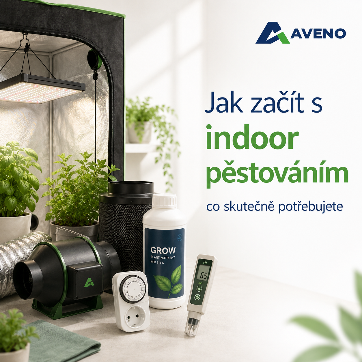 Jak začít s indoor pěstováním: co skutečně potřebujete