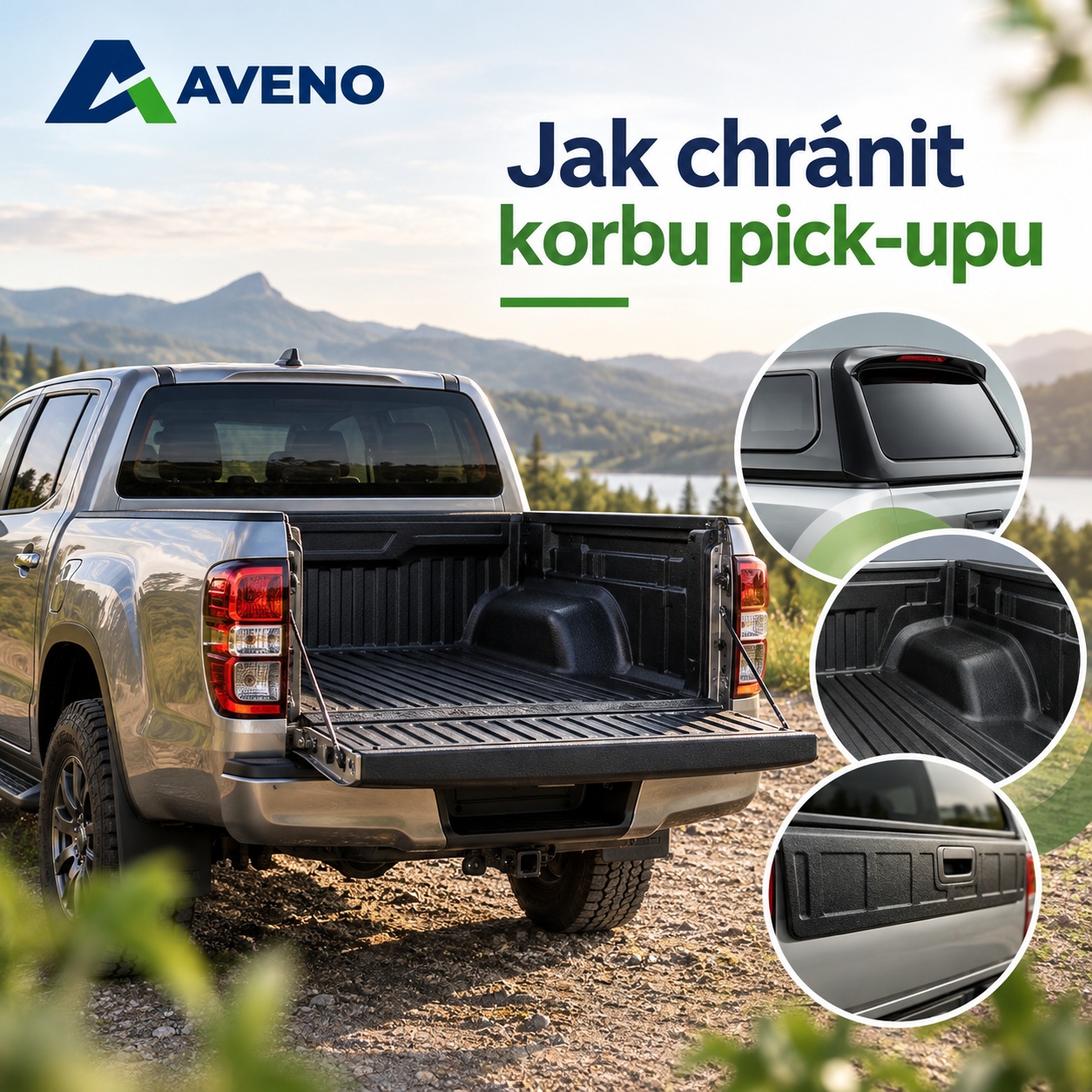 Jak chránit korbu pick-upu: vložka, kryt zadních dveří nebo hardtop?