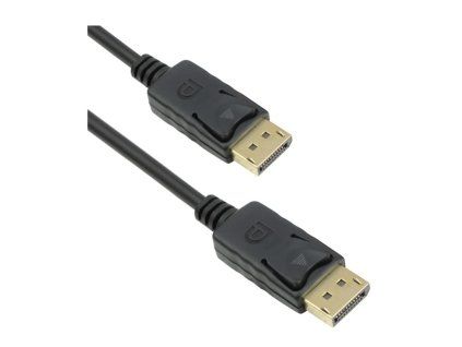 DisplayPort kabel DP-DP 1,8 m černý.