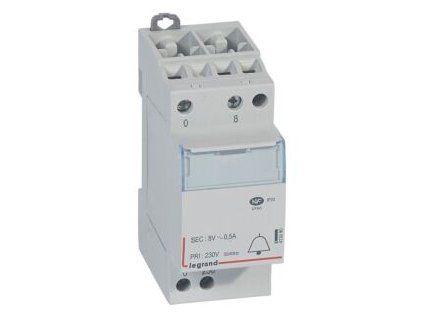 Legrand 413090 zvonkový transformátor 8V 4VA modulární