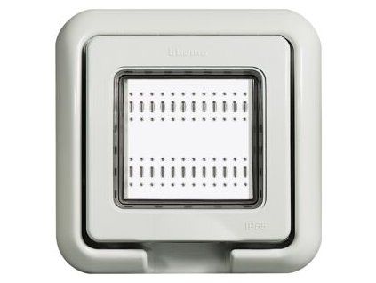 BTicino 24602 rámeček IP55 šedý s víčkem