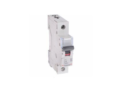 Modulární jistič Legrand TX3 403716 1P D4 6kA