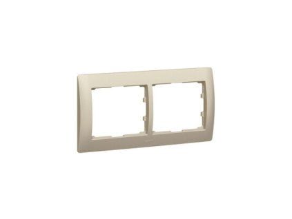 LEGRAND Galea Life 771402 titanový horizontální rámeček pro 2 moduly