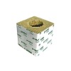 Pěstební kostka Rockwool 75×75×65 mm s centrální dírou pro rostlinu.
