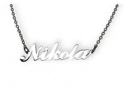 2931 Řetízek z chirurgické oceli se jménem NIKOLA