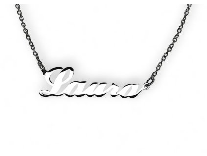 2924 Řetízek z chirurgické oceli se jménem LAURA