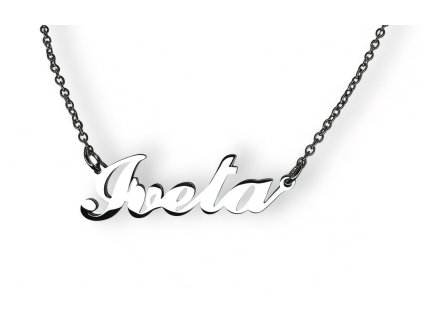 2919 Řetízek z chirurgické oceli se jménem IVETA