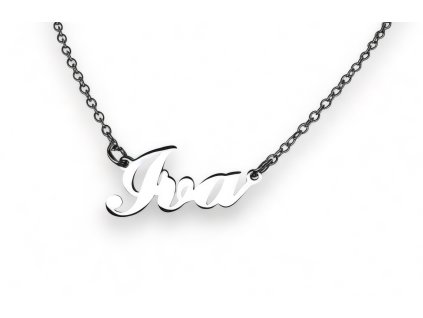 2918 Řetízek z chirurgické oceli se jménem IVA