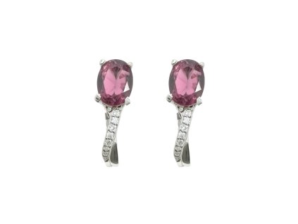 1111 Stříbrné náušnice RUBY
