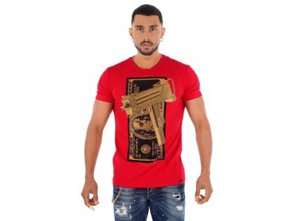 Tričko George V, červené (Velikost 3XL)